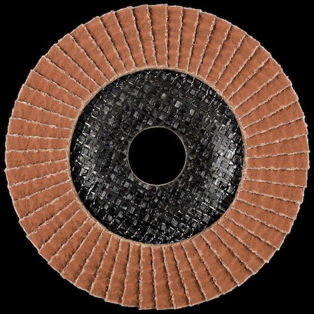 Tryolit Abrasives TYROLIT Premium Flap Disc for Non-Ferrous Metals, 4-1/2" x 7/8", Type 27, 40 Grit 34334907